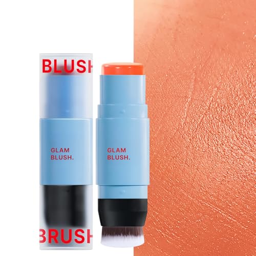 Teksome Cremiger Blush Stick Für Damen - -Lidschatten Make-up - Doppelseitiger Langzeitblush Mit Sofortiger Farbentfaltung Für Tägliche Anwendung & Vielseitige Beauty-Pflege von Teksome