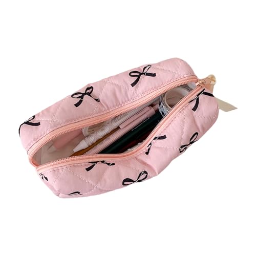 Teksome Federmäppchen – Stifttasche für Frauen – ästhetischer Kosmetik-Halter Organizer für Hautpflegeprodukte, Zahnbürsten, Zahnpasta, Radiergummis, Lineale, Schwarz , Refer to description, Unisex von Teksome