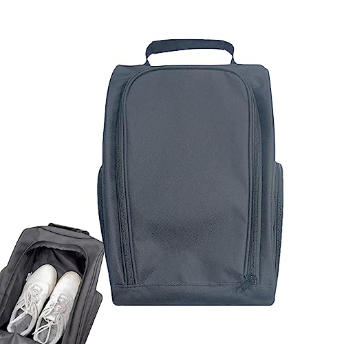 Teksome Golfschuhtasche,Golfschuhtasche für Herren - wasserdichte Tragetaschen mit Reißverschluss für Outdoor-Reisen,Hochwertiger, wasserdichter, staubdichter Aufbewahrungsorganisator zum Radfahren von Teksome