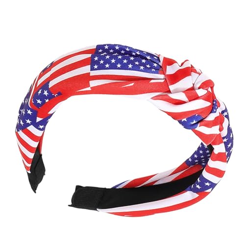 Teksome Haarband 4. Juli – Patriotischer Haarreif zum 4. Juli, Gedenktag, weiche Haarschmuck, amerikanische Flagge, Kopfschmuck für Make-up, Workout Teksome Haarband 4. Juli – Patriotischer Haarreif zum 4. Juli, Gedenktag, weiche Haarschmuck, amerikanische Flagge, Kopfschmuck für Make-up, Workout von Teksome
