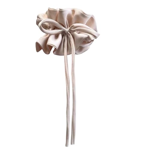 Teksome Haargummis,Schleifen-Haargummi - Rutschfeste Pferdeschwanzhalter Weiche Gummiaccessoires Styling-Zubehör Für Mädchen Cheerleading von Teksome