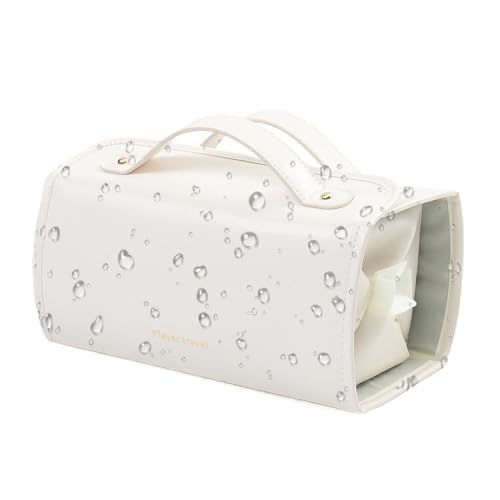 Teksome Make-up-Tasche mit Fächern, Reise-Kosmetiktasche - 4-in-1-Roll-Up-Make-up-Organizer für unterwegs, großes Fassungsvermögen | Tragbare wasserdichte Kulturbeutel für Reisende Damen und Herren, von Teksome