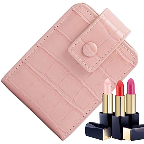 Teksome Mini-Kosmetiktasche mit Spiegel – kleine tragbare Make-up-Aufbewahrungsbox für Frauen Kosmetik | Damen Mini Make-up Aufbewahrungswerkzeuge Tragbare Make-up-Aufbewahrungswerkzeuge von Teksome