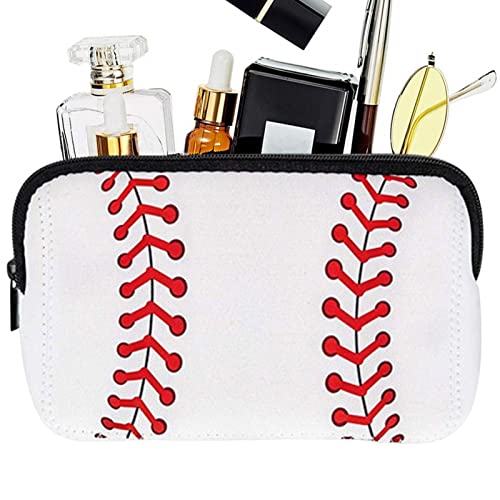Teksome Reise-Make-up-Tasche – Baseball-Reisetaschen für Toilettenartikel, tragbare Reise-Kosmetik-Organizer-Tasche mit Reißverschluss für Toilettenartikel Zubehör von Teksome