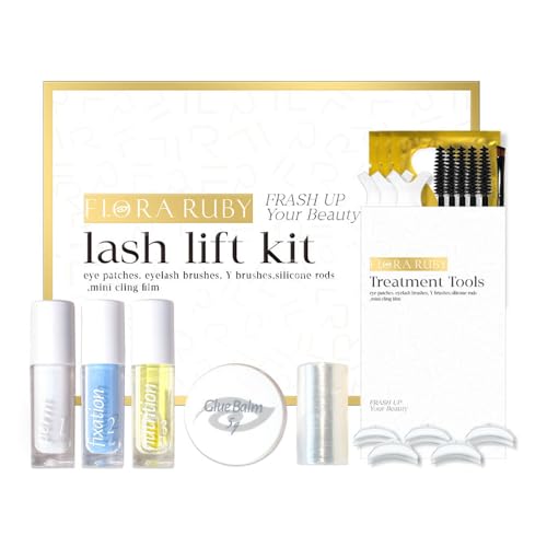 Wimpernlift-Set - Wimpern- und Brauenlifting- und Färbeset,Augen-Make-up-Tool für Frauen, Mädchen, vollere, dickere, flauschigere Wimpern und Brauen für Dating-Geschäftsreisen Teksome von Teksome