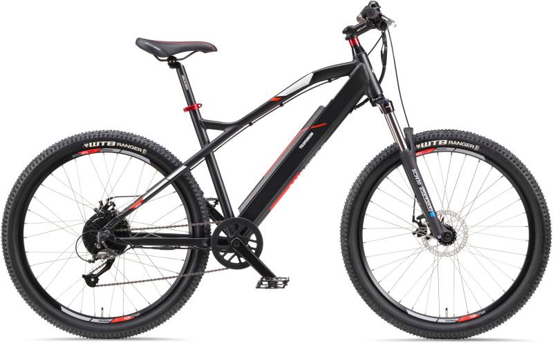 Telefunken "Aufsteiger M924" 9 Gang Shimano Altus Schaltwerk Kettenschaltung Heckmotor 250 W 36 V 504 Wh Akku;ca. 100 km Reichweite;Geländebike off road, Mountainbike MTB Elektrofahrrad, Damen Herren, 27,5 / 29 Zoll, Pedelec von Telefunken