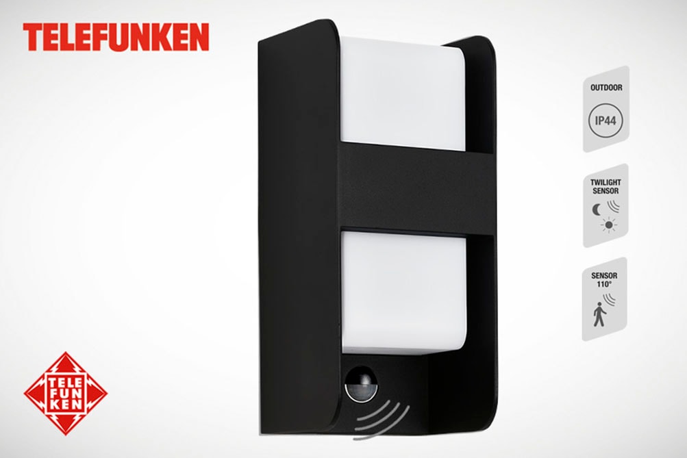 Telefunken LED Außen-Wandleuchte "BOXI MOVE" von Telefunken