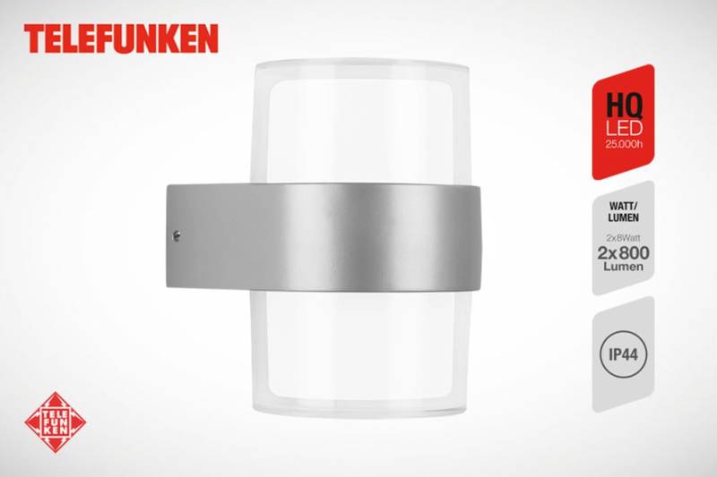 Telefunken LED Außen-Wandleuchte "CLUDU" von Telefunken