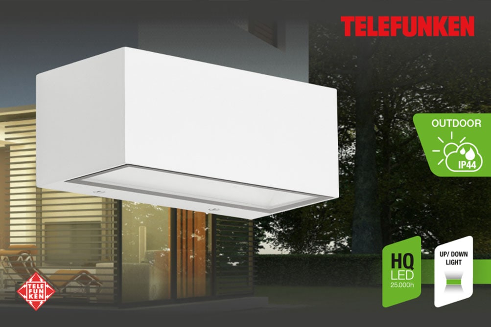 Telefunken LED Außen-Wandleuchte "MONACO" von Telefunken