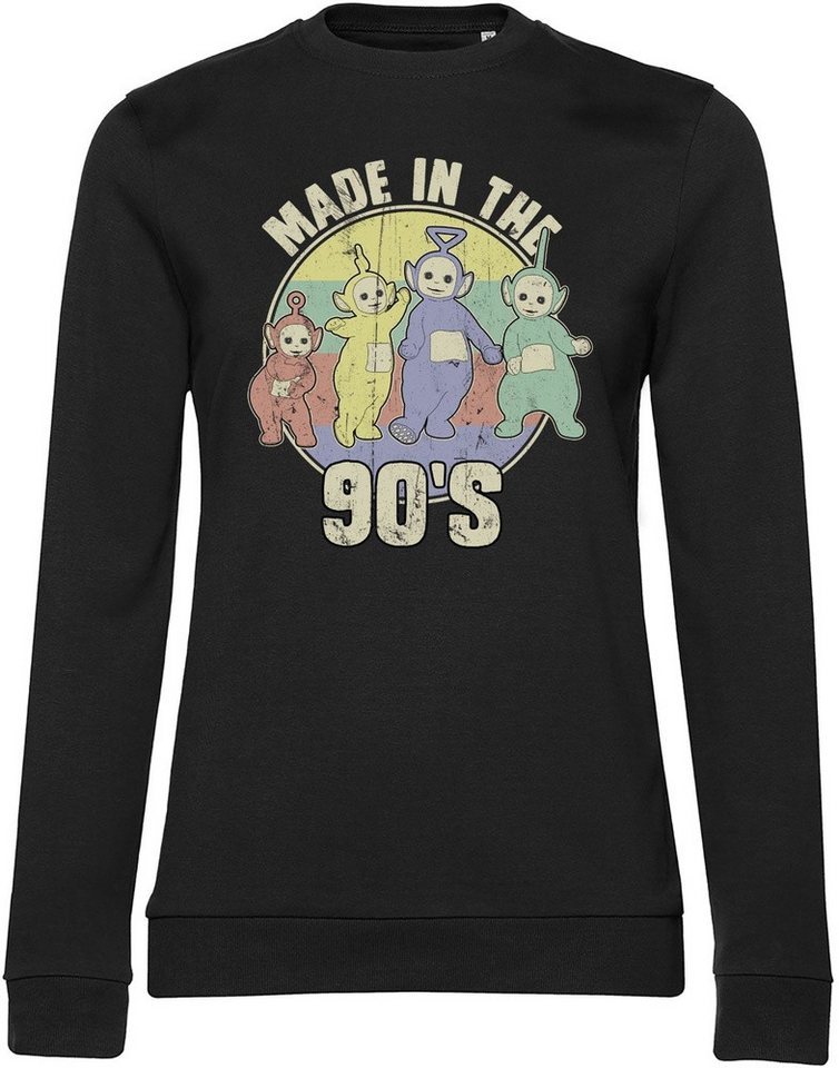Teletubbies Rundhalspullover Made In The 90s Girly Sweatshirt von Teletubbies