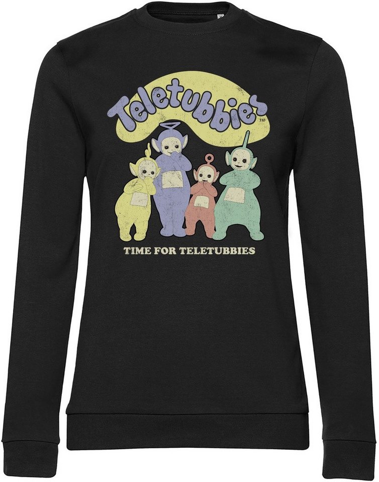 Teletubbies Rundhalspullover Time Fore Girly Sweatshirt von Teletubbies