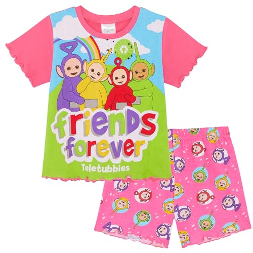 Teletubbies - Schlafanzug mit Kurzarm für Mädchen - 100% Baumwolle - 18-24 Monate: 92cm Teletubbies - Schlafanzug mit Kurzarm für Mädchen - 100% Baumwolle - 18-24 Monate: 92cm von Teletubbies