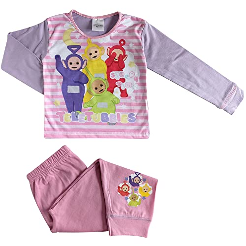 Teletubbies Schlafanzug mit Langen Ärmeln für Mädchen - 18-24 Monate: 92cm von Teletubbies