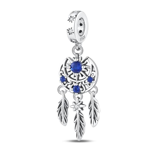 Blume Charme, 925 Sterling Silber Charme Armband Zubehör, kompatibel mit Pandora Armband Halskette, Geschenk für Frauen Blume Charme, 925 Sterling Silber Charme Armband Zubehör, kompatibel mit Pandora Armband Halskette, Geschenk für Frauen von Teleye