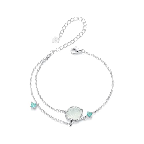 Coastal Shell Armband, 925 Sterling Silber Armband für Frauen von Teleye