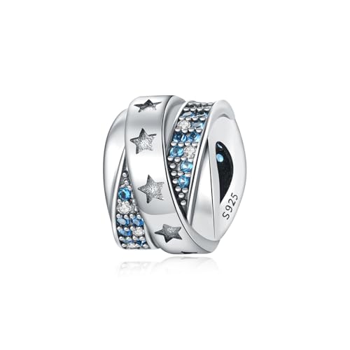 Glänzender Meteor und eingelegter Stein String Bead Charm, Perlenarmband Charm, passend für 3mm-4,5mm Armbänder Glänzender Meteor und eingelegter Stein String Bead Charm, Perlenarmband Charm, passend für 3mm-4,5mm Armbänder von Teleye