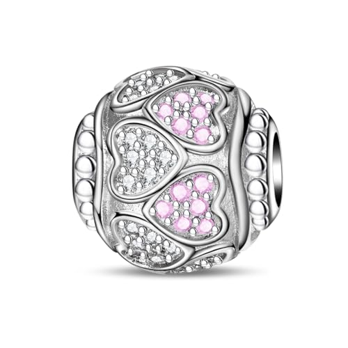 Herzförmige Maiden Bead Charm, Charme für Armband, kompatibel mit Pandora Armband Halskette Herzförmige Maiden Bead Charm, Charme für Armband, kompatibel mit Pandora Armband Halskette von Teleye