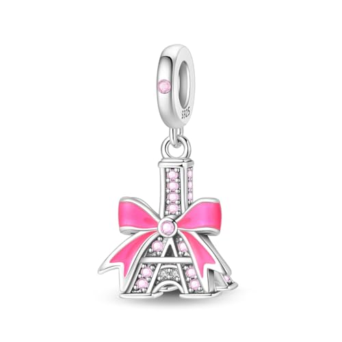 Romantische Paris Anhänger Charme, Charme für Armband, Kompatibel mit Pandora Armband Halskette Romantische Paris Anhänger Charme, Charme für Armband, Kompatibel mit Pandora Armband Halskette von Teleye