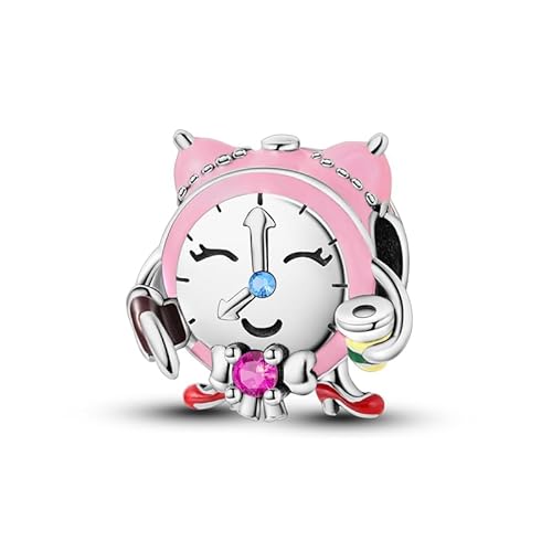 Teleye 8 AM" Arbeitswecker String Bead Charm, Perlenarmband Charm, passend für 3mm-4,5mm Armbänder Teleye 8 AM" Arbeitswecker String Bead Charm, Perlenarmband Charm, passend für 3mm-4,5mm Armbänder von Teleye