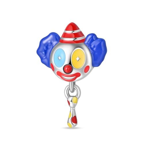 Teleye Clown Doctor Beads Charm, Perlenarmband Charm, passend für 3mm-4,5mm Armbänder von Teleye