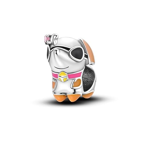 Teleye Cooles und robustes Puppy String Bead Charm, Perlenarmband Charm, Fit für 3mm-4,5mm Armbänder Teleye Cooles und robustes Puppy String Bead Charm, Perlenarmband Charm, Fit für 3mm-4,5mm Armbänder von Teleye