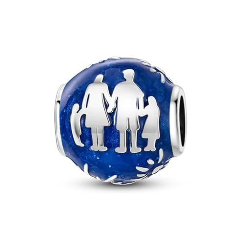 Teleye Familie beobachten Feuerwerk String Bead Charm, Perlenarmband Charm, Fit für 3mm-4,5mm Armbänder von Teleye
