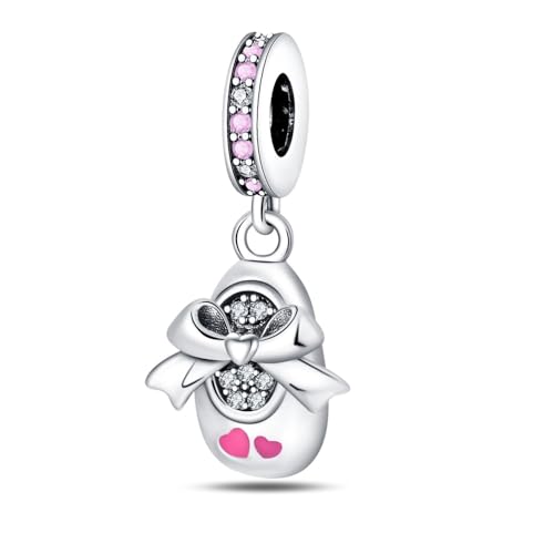 Teleye Happy Bow Shoe Bead String Charm, Perlenarmband Charm, Fit für 3mm-4,5mm Armbänder Teleye Happy Bow Shoe Bead String Charm, Perlenarmband Charm, Fit für 3mm-4,5mm Armbänder von Teleye