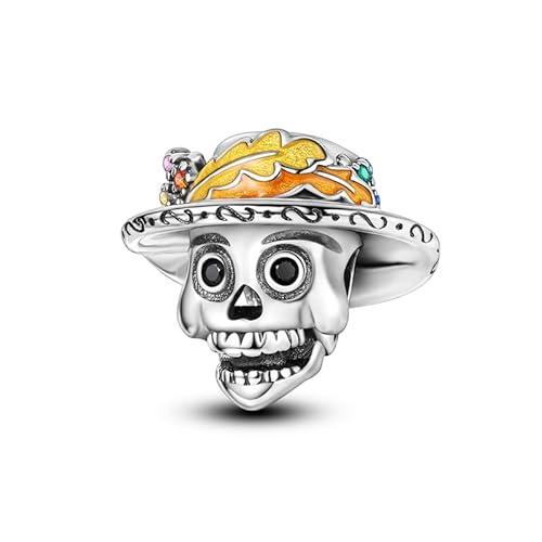 Teleye Hip - Hop Skull String Ornament Charm, Perlenarmband Charm, Fit für 3mm-4,5mm Armbänder Teleye Hip - Hop Skull String Ornament Charm, Perlenarmband Charm, Fit für 3mm-4,5mm Armbänder von Teleye