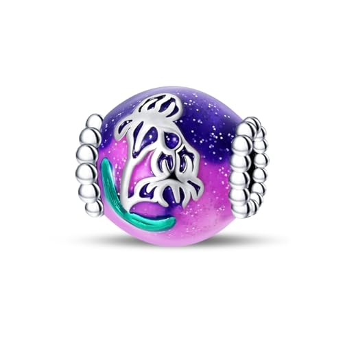 Teleye Monet 's Iris Beads Charm, Perlenarmband Charm, passend für 3mm-4,5mm Armbänder von Teleye