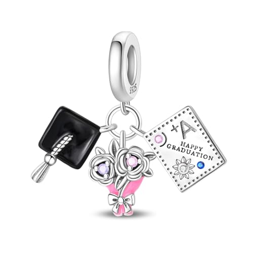 Top Student Anhänger Charm, Charme für Armband, Kompatibel mit Pandora Armband Halskette von Teleye