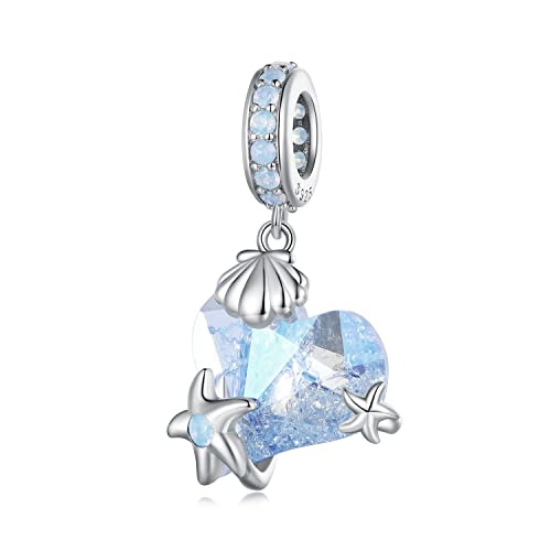 Unterwasserwelt Anhänger Charm 925 Sterling Silber Charm passt für Pandora Armband Halskette von Teleye