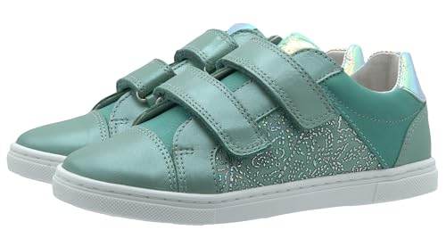 Telyoh Sneakers Halbschuhe Mädchen Schuh Y00855 Leder Grün, Schuhgröße:EUR 35 von Telyoh