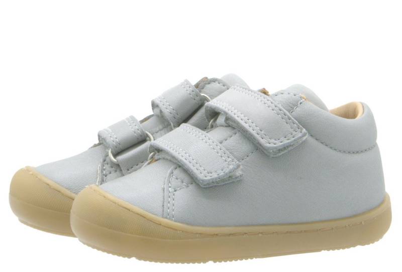 Telyoh Telyoh Lauflernschuhe Baby Schuh Y00989 Leder Klett Grau Schnürschuh von Telyoh
