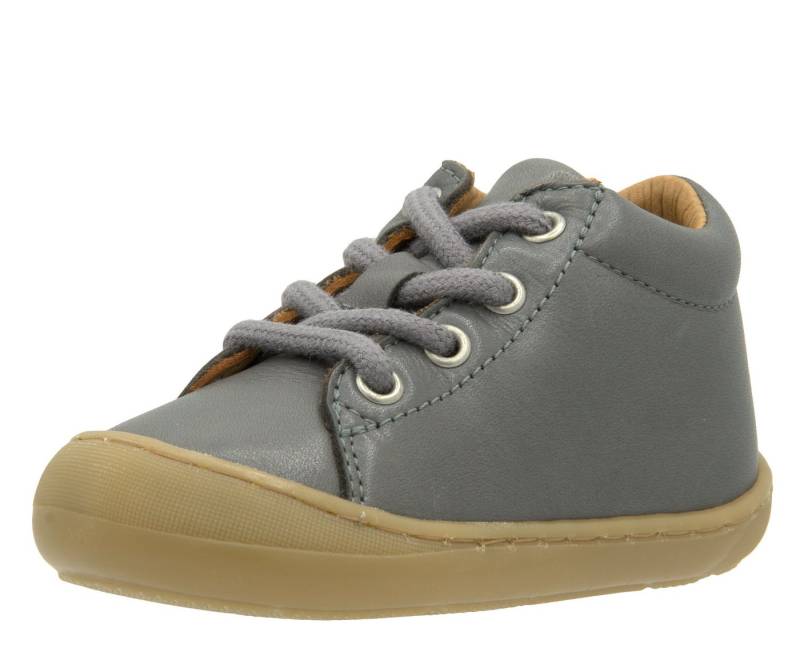 Telyoh Telyoh Lauflernschuhe Baby Schuh Y01002 Leder Grau Schnürschuh von Telyoh