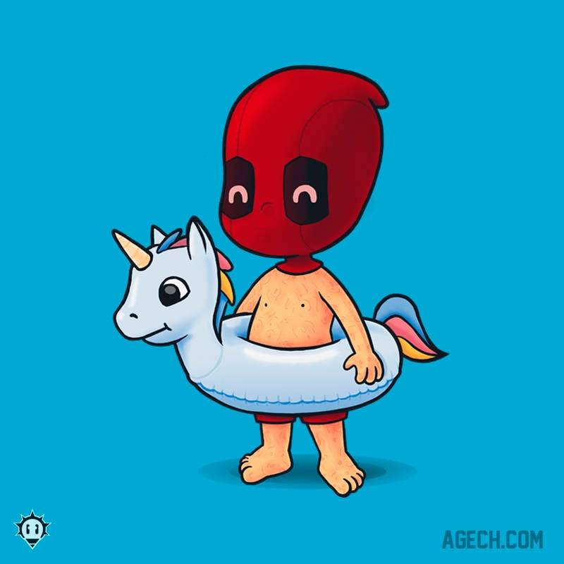 Deadpool Ist Bereit Für Den Sommer T-Shirt Und Tank-Top. Perfekte T-Shirt Sommer, Oder Marvel-Fans. Kostenloser Versand Weltweit von Tembart