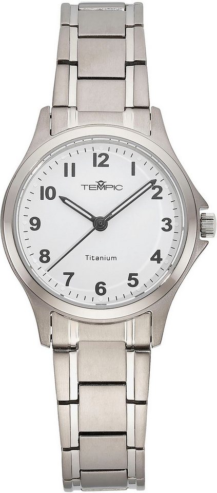 Tempic Titanuhr, Quarzuhr, Armbanduhr, Damenuhr, analog, Titanarmband Tempic Titanuhr, Quarzuhr, Armbanduhr, Damenuhr, analog, Titanarmband von Tempic