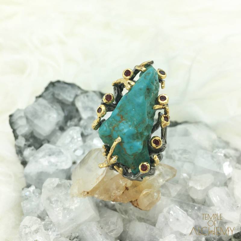 Intuition-Ring Größe 6 Türkis Kostenlose Dhl Expressversand 7125Gr1 Intuition-Ring Größe 6 Türkis Kostenlose Dhl Expressversand 7125Gr1 von TempleofAlchemy