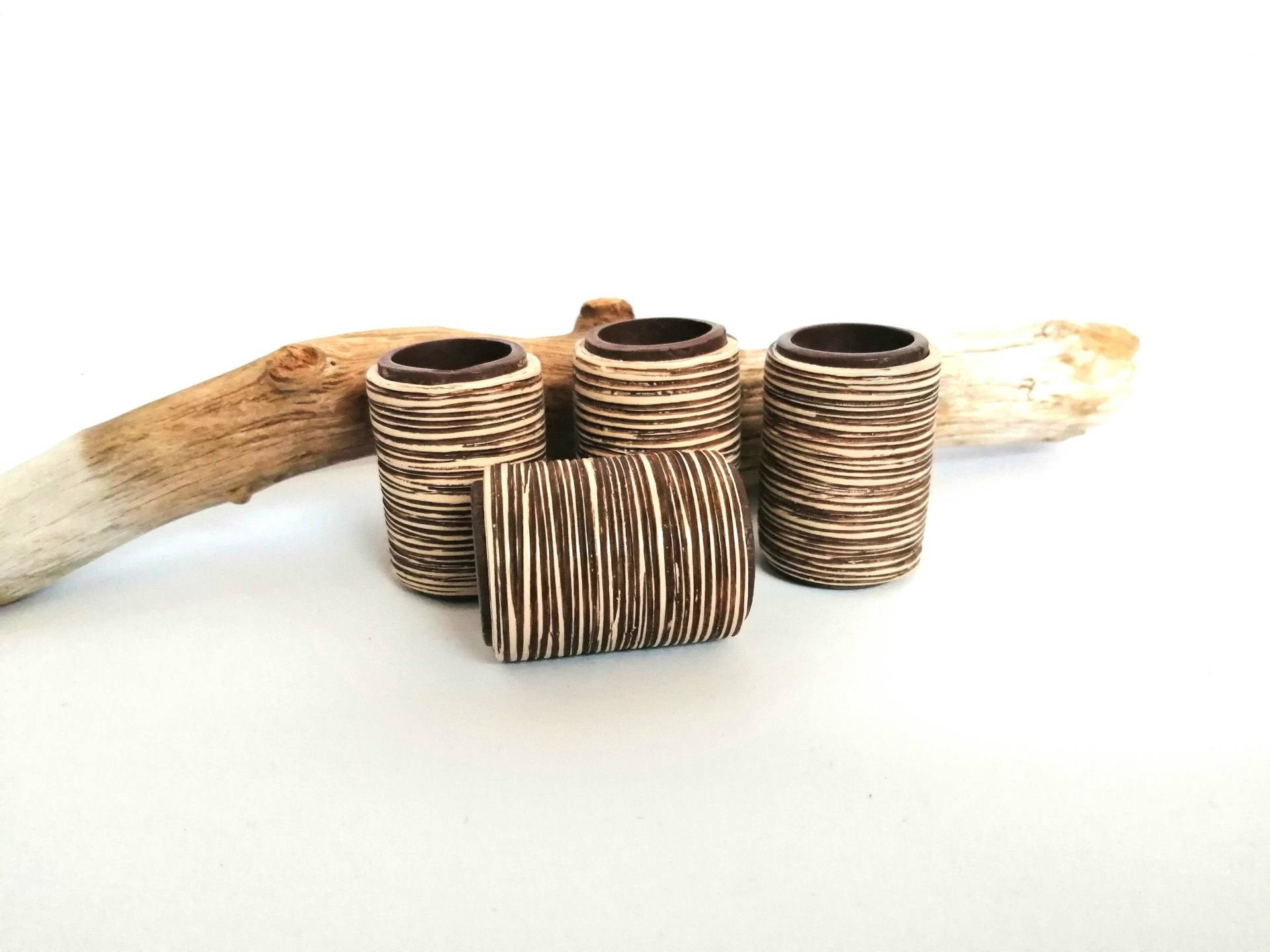 Dreadlocks Perlen Set 4 Für Schmuck Hippie Haarperlen Rasta Boho Loc Große von TemptedByArtJewelry