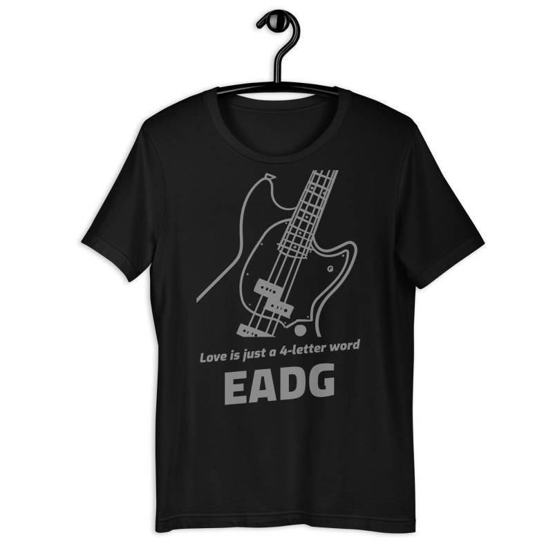 Lustiges Gitarren Liebe Shirt Für Gitarristen/Bassisten - Eadg Bass Fan von TemptingtheDarkness