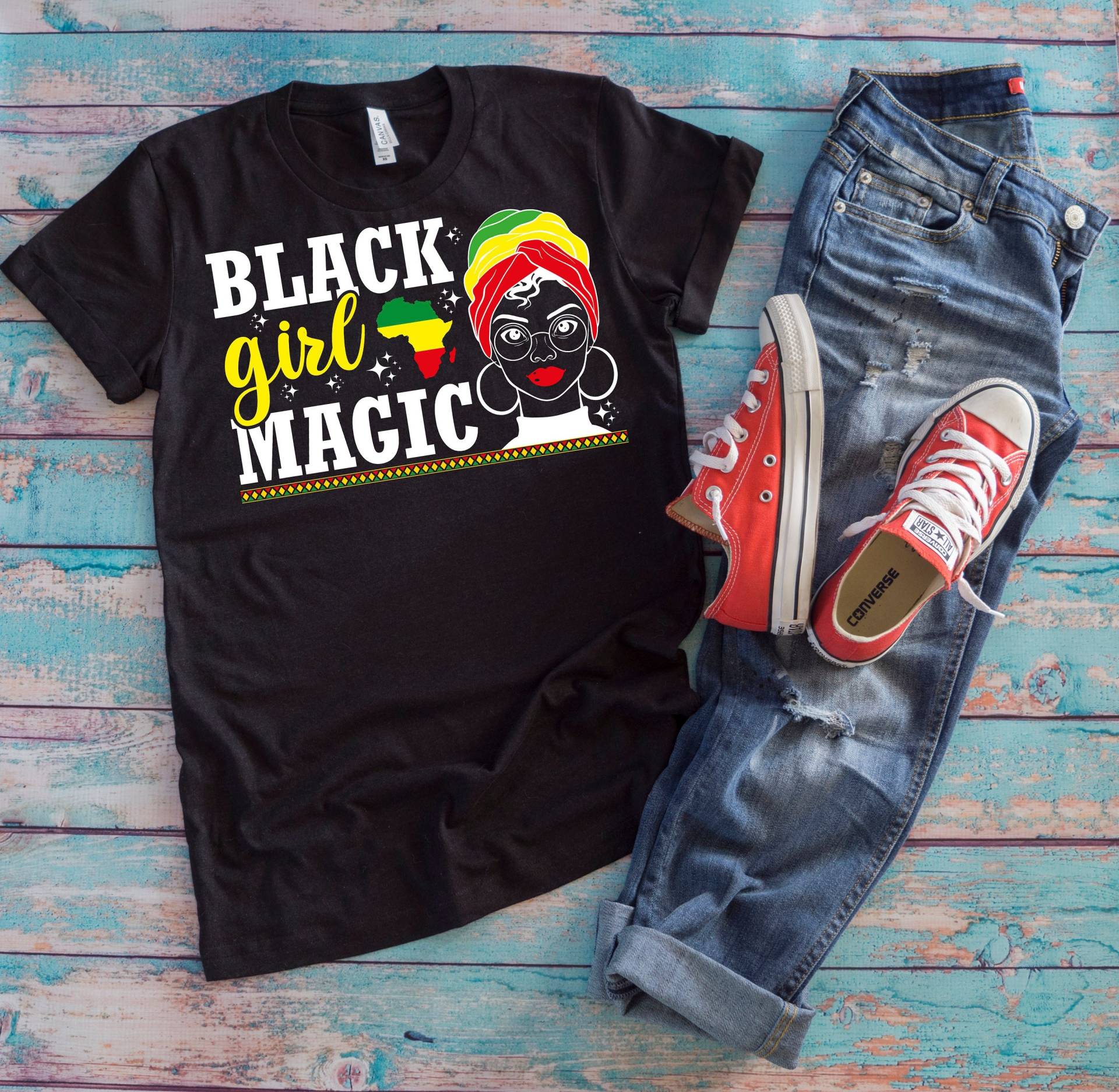 African American Queen Shirt | Black Girl Magic Melanin Schwarzes Beauty History Monat Geschenk Juneteenth von TempusVitae