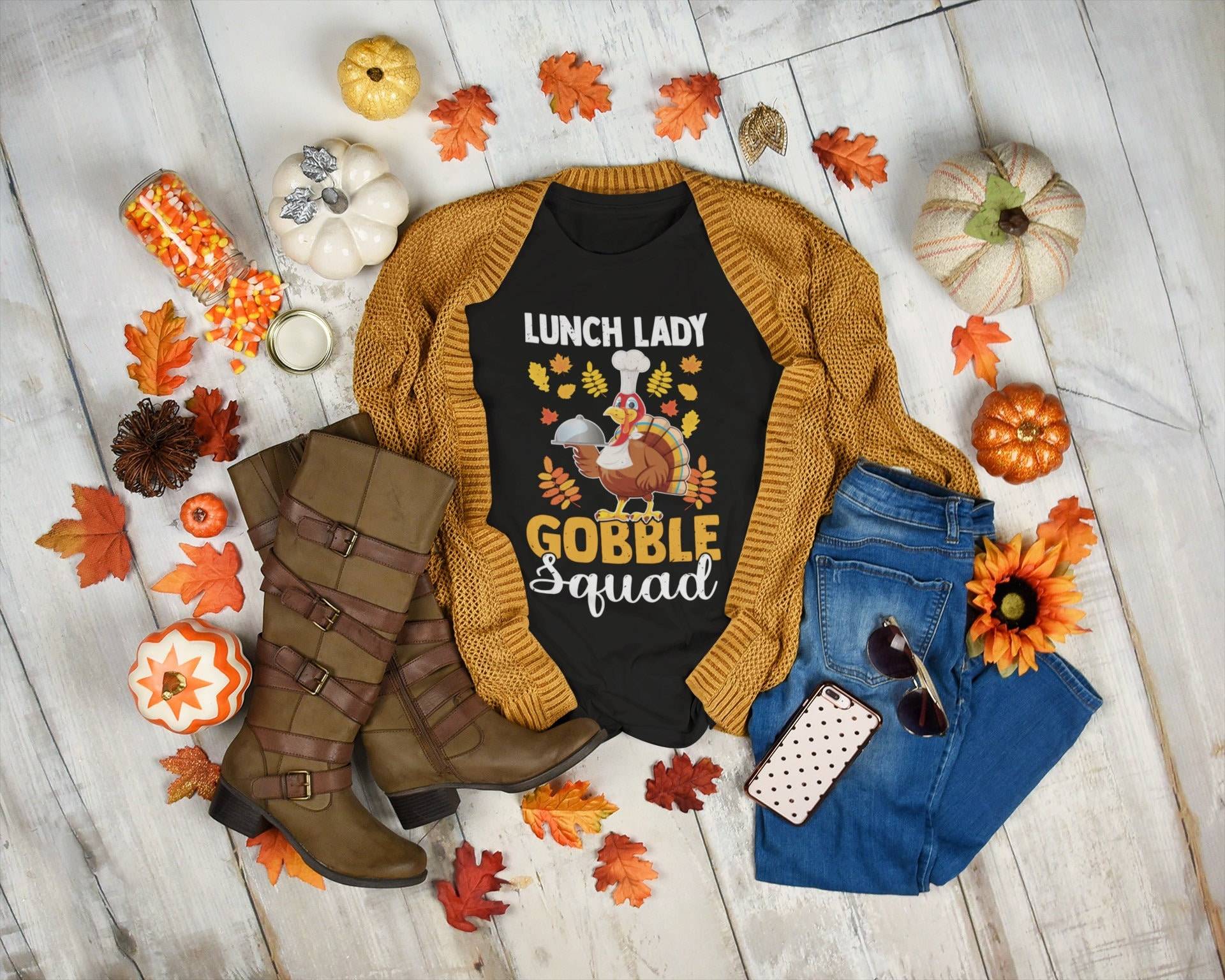 Lunch Lady Shirt | Gobble Squad Lustiges Kantinen Arbeiter Schule Essen Geschenk von TempusVitae