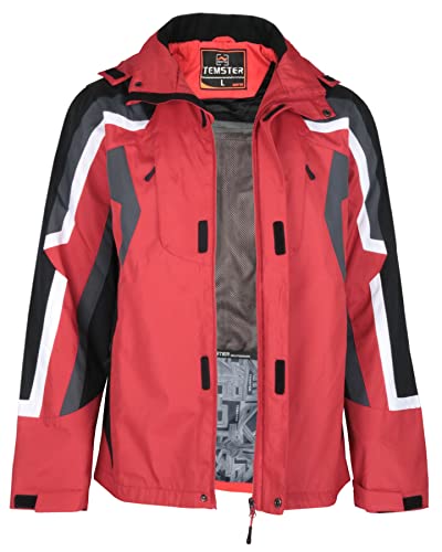 TEMSTER Herren Freizeitjacke Übergangsjacke‎-Rot-L von TEMSTER