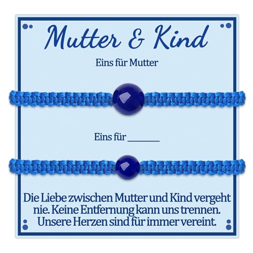 Mutter Kind Armband Mama und Tochter Sohn Geschenke für Meine Mutti von Sohn Armbänder Mama Tochter Geschenk zum Geburtstag Muttertag Weihnachten Geschenkideen Besondere Sinnvolle Schumuck für 2 von Temulnee