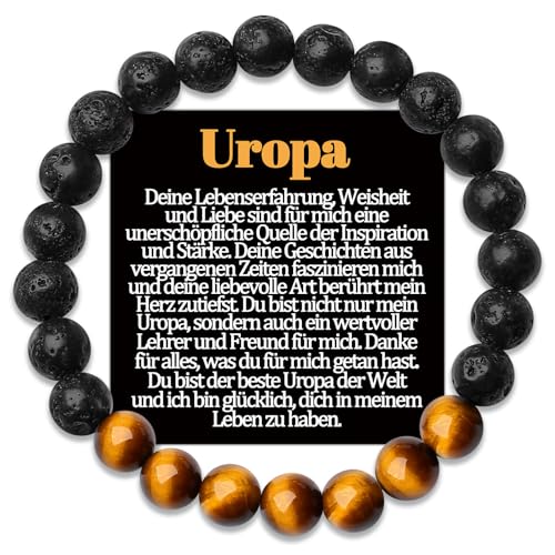 Uropa Armband Geschenke für Urgroßvater Armbänder an Meinen Urgrossvater Geschenk zum Geburtstag Vatertag Vatertagsgeschenke Geburtstagsgeschenk Weihnachten Männer Schmuck Geschenkidee Sinvolles von Temulnee