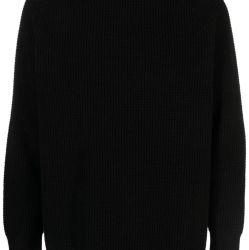 Klassischer Schwarzer Woll-rollkragenpullover Von Ten C von Ten C