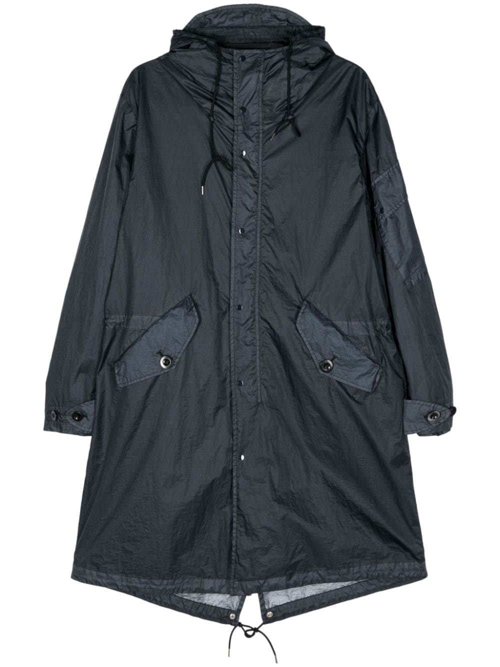 Ten C Fetlar hooded parka - Blau von Ten C