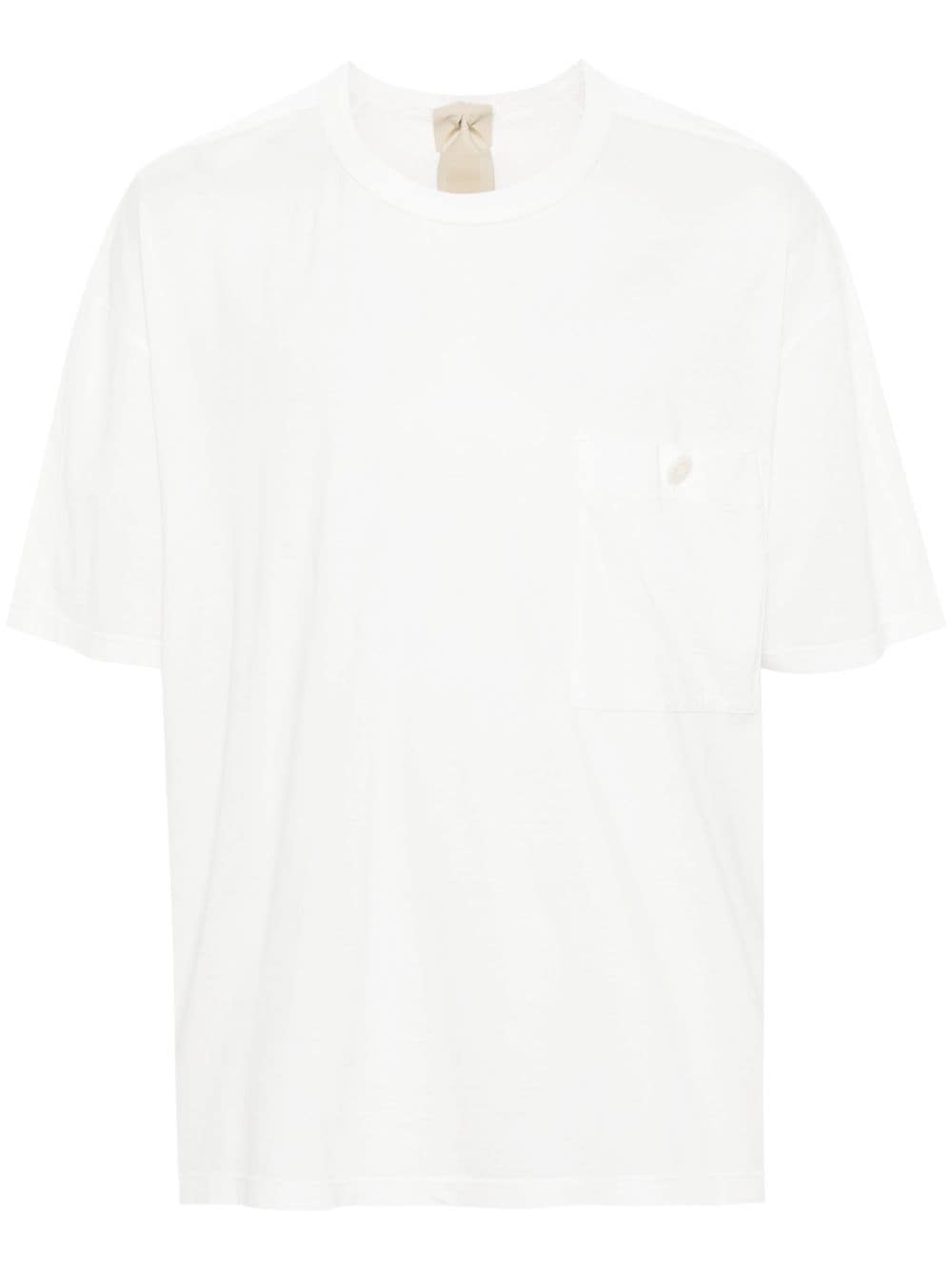Ten C T-Shirt mit Brusttasche - Weiß von Ten C