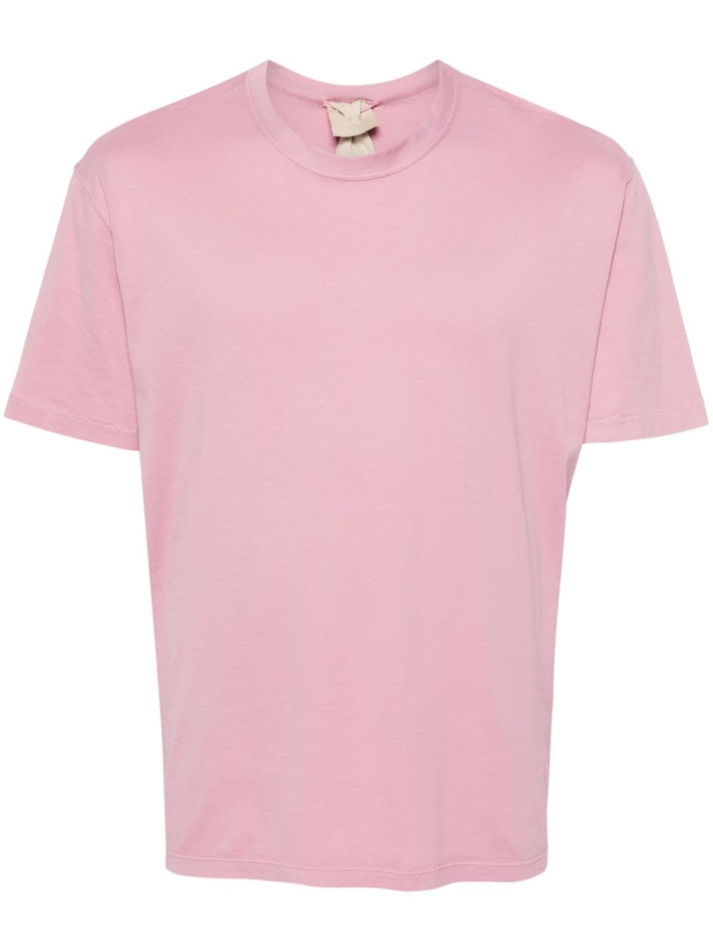 Ten C T-Shirt mit Logo-Patch - Rosa von Ten C