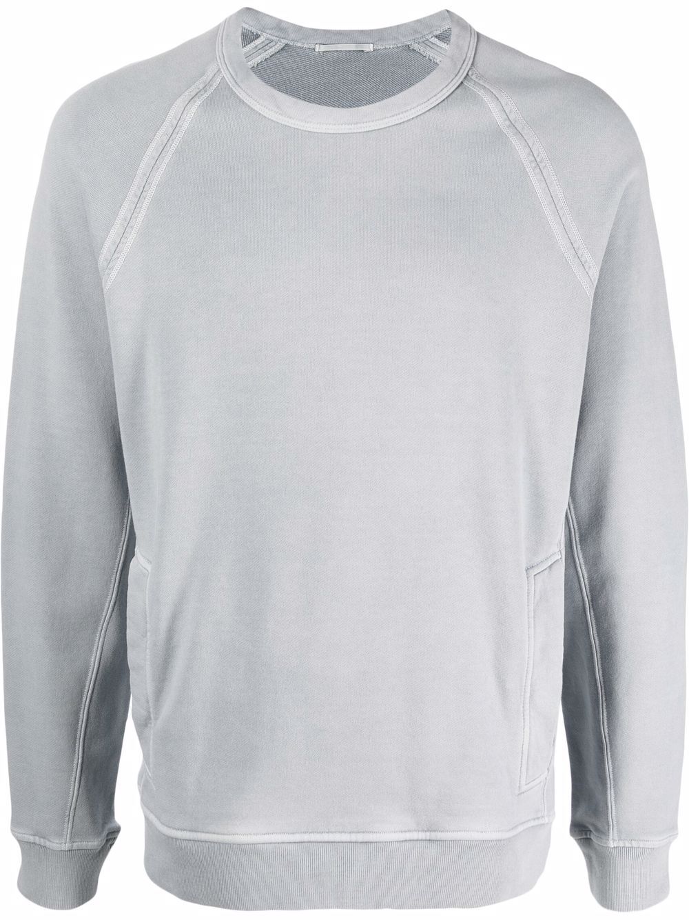 Ten C Sweatshirt mit Rundhalsausschnitt - Grau von Ten C