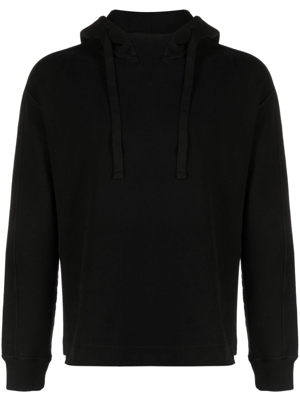 Ten C Hoodie mit tiefen Schultern - Schwarz von Ten C